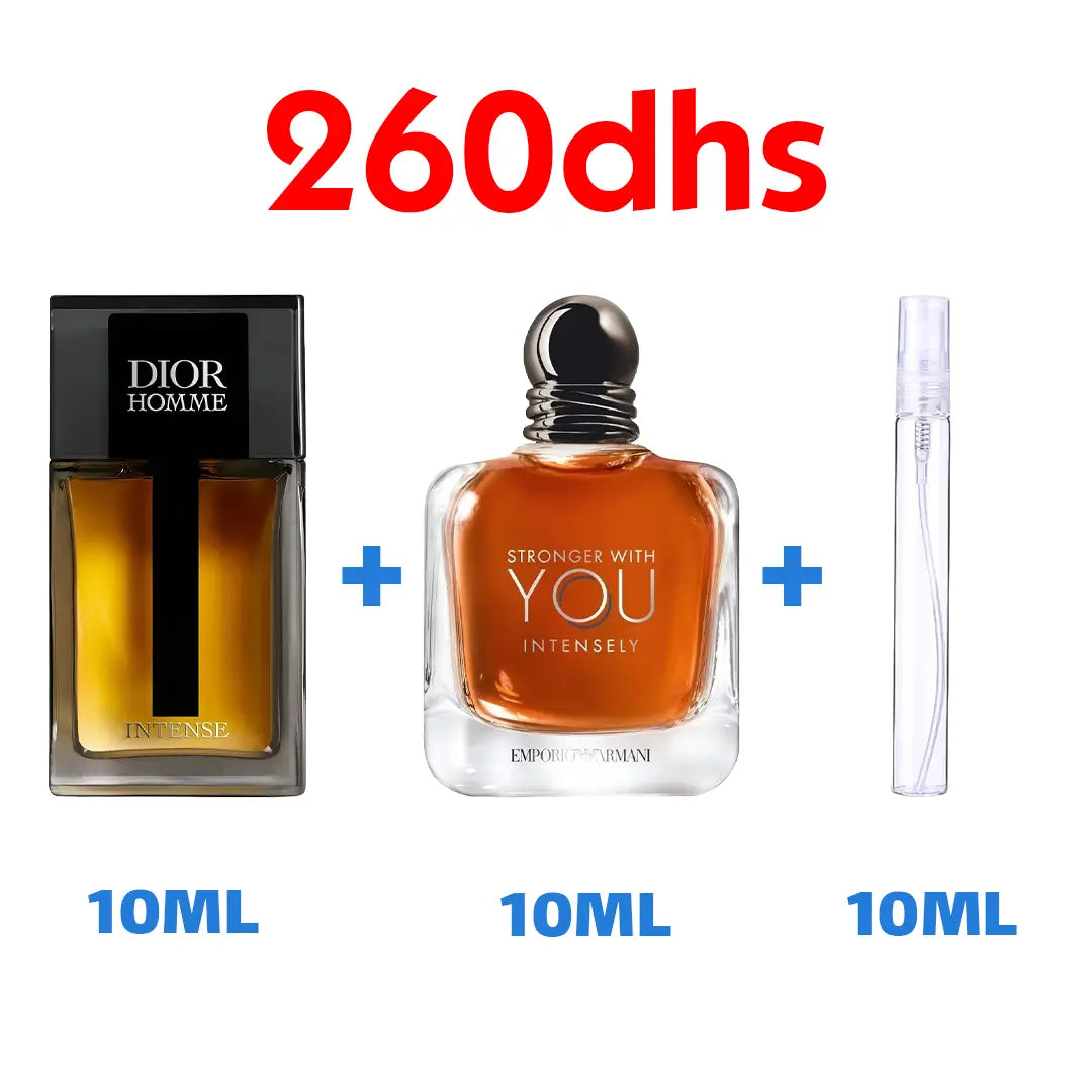 Pack Dior Homme Intense + Intensely + 10ml Gratuit