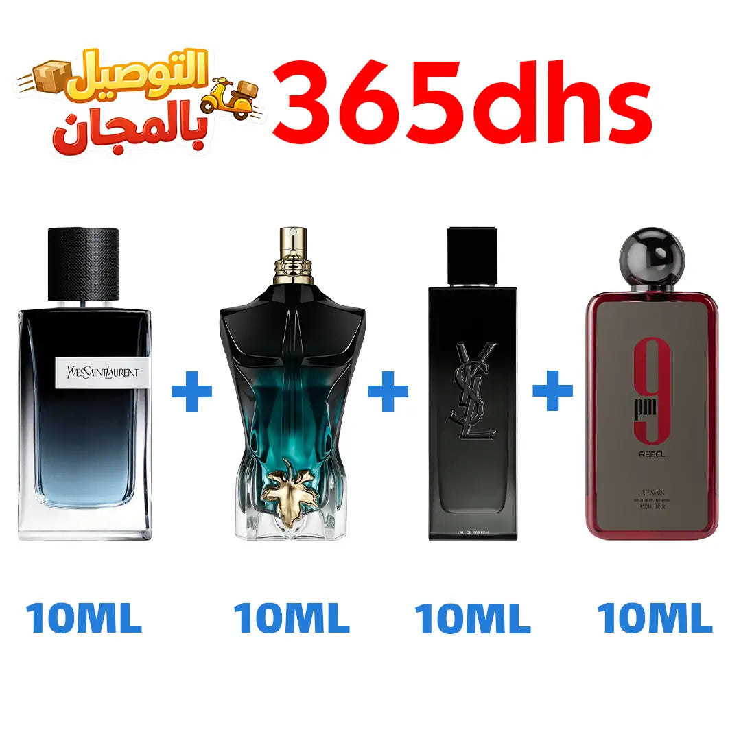 Pack Y EDP + Le Beau Le Parfum + MYSLF EDP + 9PM Rebel